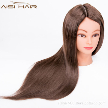 Aisi Hair Factory Price Synthetic Hair Styrofoam Mannequin Training Head for Black Women
